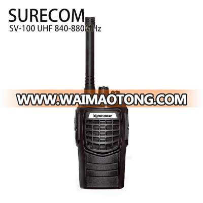 Free Sample SURECOM S-V100 UHF 800mhz Handheld Radio talkie walkie