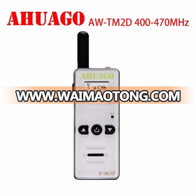 AHUAGO AW-TM2D mini Handheld 128CH Two-way mini walkie talkie