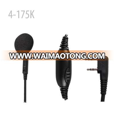 409shop 3Pcs x High quality One wire walkie talkie Radio earpieces for KG-699, KG-801, KG-816, KG-818, KG-819