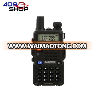 409shop baofeng uv5r dual band two way radio TALKIE WALKIE BLACK 4W TALKIE WALKIE  two way radio