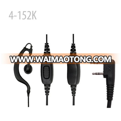 409shop K plug Single Wire PTT D-ring for Walkie Talkie TK-260 PX-777 TK-270 DM-5RPLUS KG-UV9D